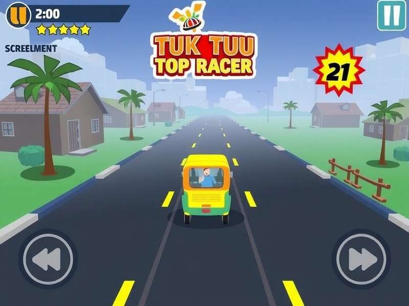 Tuk Tuk Top Racer Gameplay Screenshot
